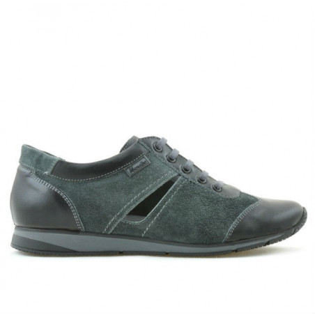 Pantofi sport dama 196 negru+gri