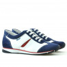 Pantofi sport dama 196 indigo velur+alb