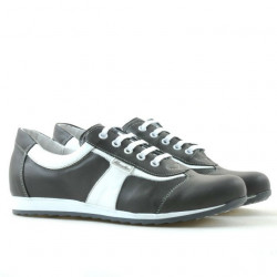 Pantofi sport dama 191 gri+alb