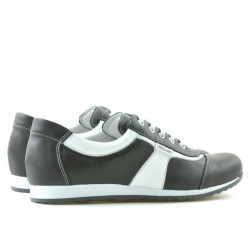 Pantofi sport dama 191 gri+alb