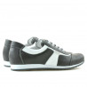 Pantofi sport dama 191 gri+alb
