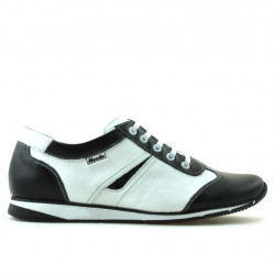 Pantofi sport dama 196 negru+alb