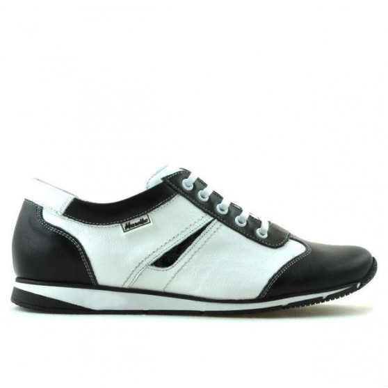 Pantofi sport dama 196 negru+alb Pantofi sport dama 196 negru+alb
