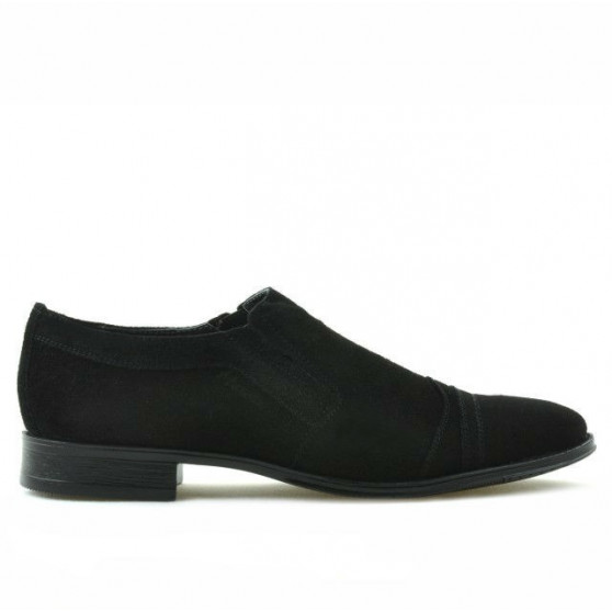 Pantofi eleganti adolescenti 389 negru velur 