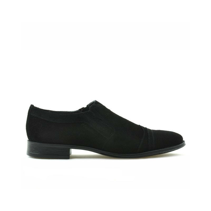 Pantofi eleganti adolescenti 389 negru velur 