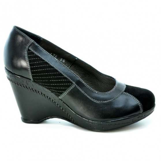 Pantofi casual dama 174 negru combinat Pantofi casual dama 174 negru combinat