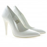 Pantofi eleganti dama 1241 lac alb