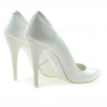 Pantofi eleganti dama 1241 lac alb