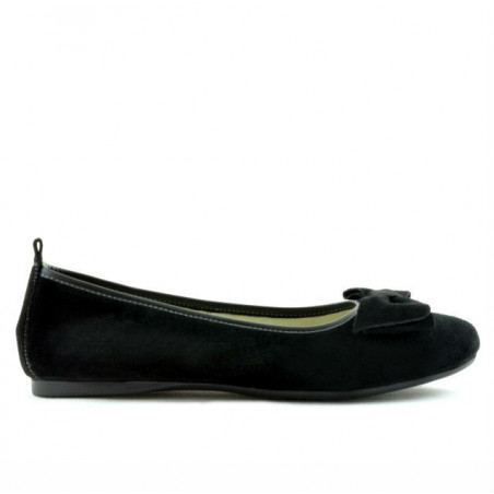 Balerini dama 638 negru velur 