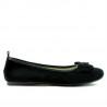 Balerini dama 638 negru velur 