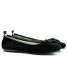 Balerini dama 638 negru velur 