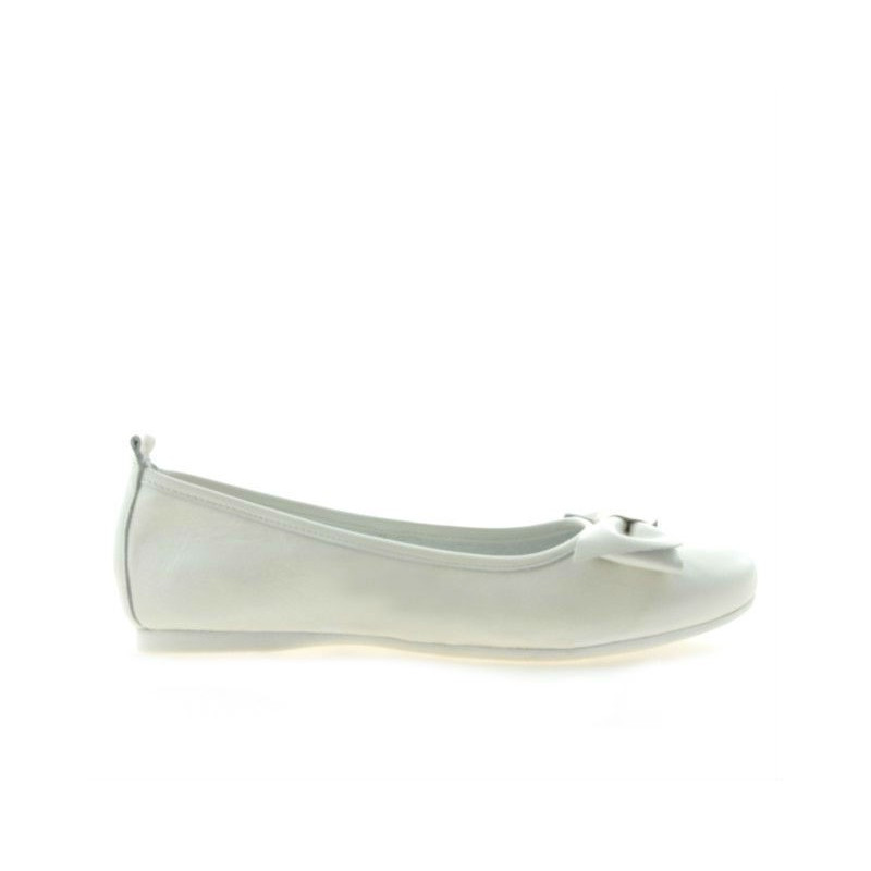 Balerini dama 638 alb sidef