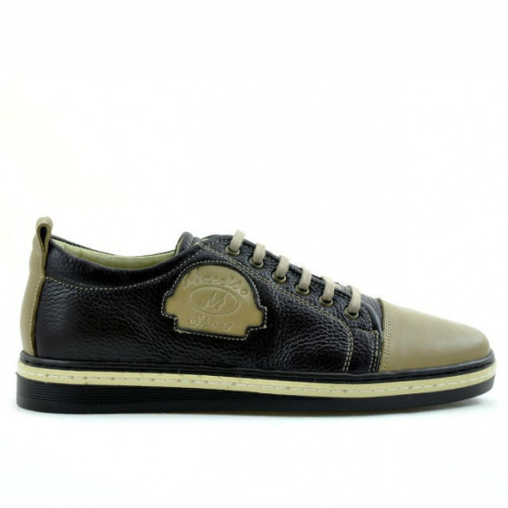 Pantofi sport adolescenti 392 nisip+cafe Pantofi sport adolescenti 392 nisip+cafe
