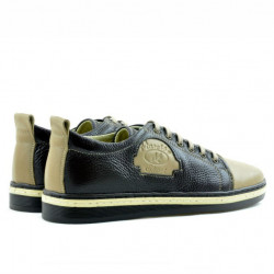 Pantofi sport adolescenti 392 nisip+cafe