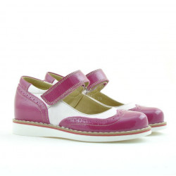 Pantofi copii 153 lac fucsia combinat