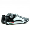 Pantofi sport adolescenti 307 negru+alb