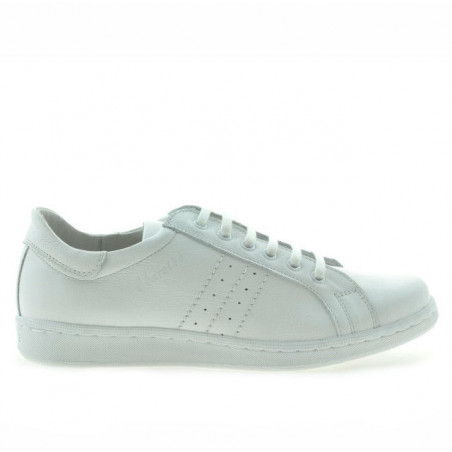 Pantofi sport adolescenti 369 alb