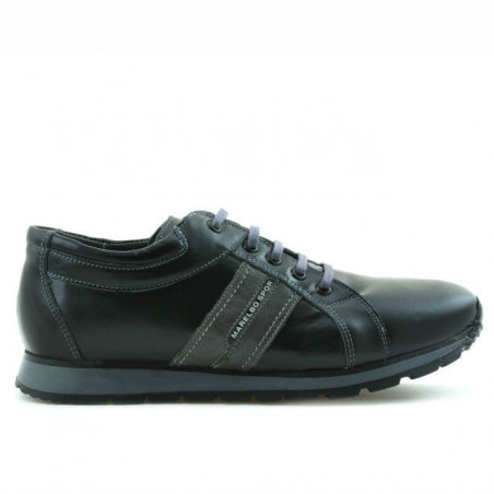 Pantofi sport adolescenti 311 negru+gri
