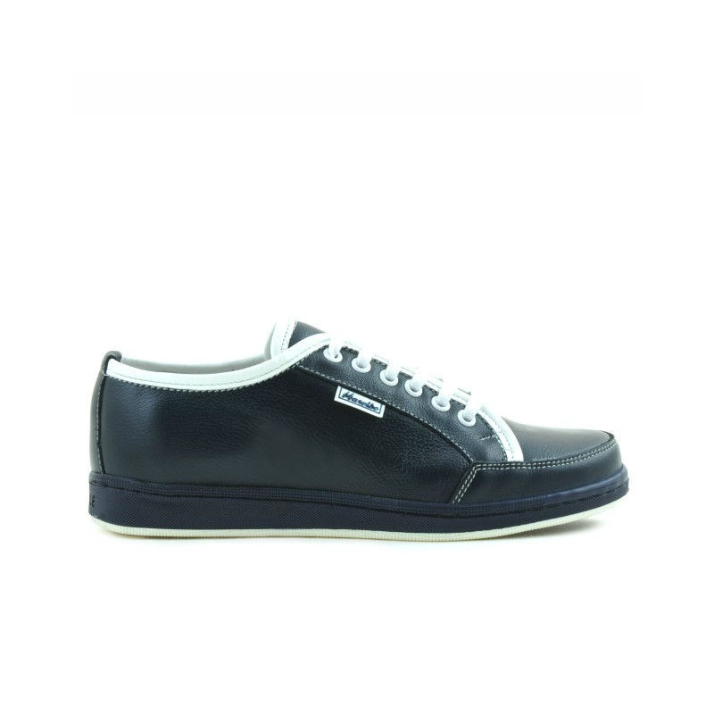 Pantofi sport adolescenti 312 indigo+alb
