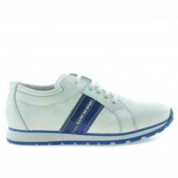Pantofi sport adolescenti 311 alb+indigo