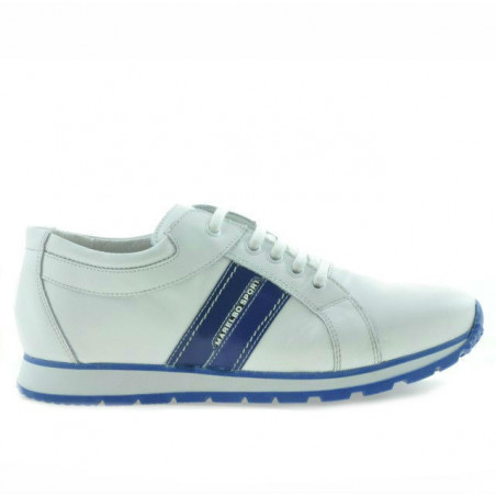 Pantofi sport adolescenti 311 alb+indigo