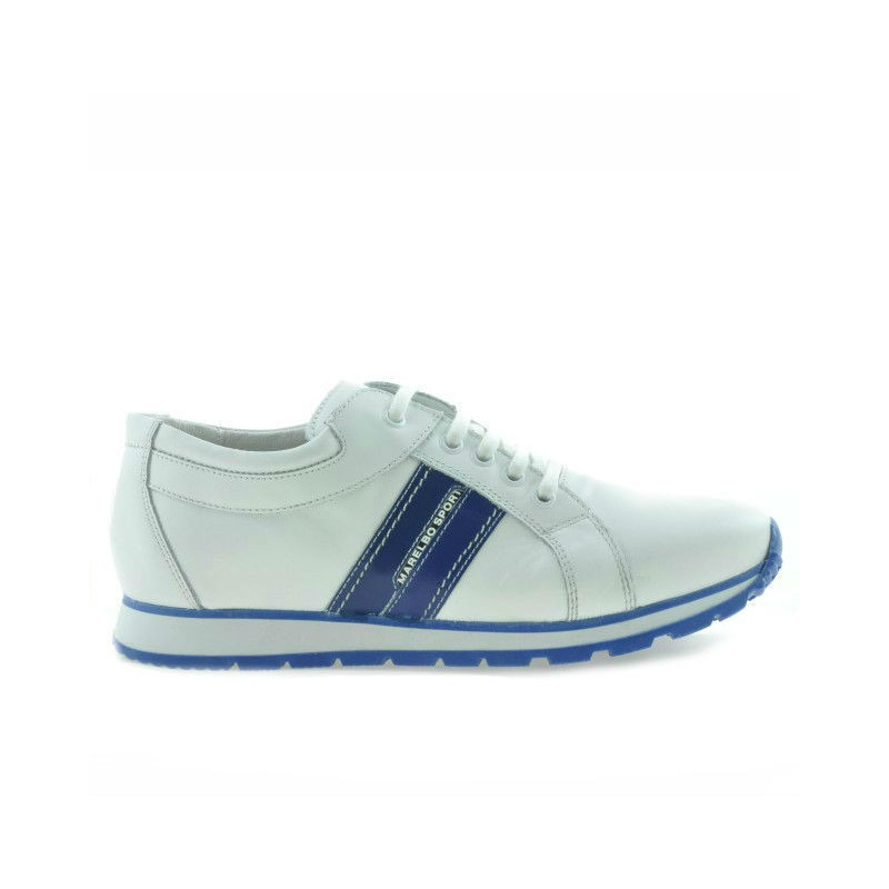 Pantofi sport adolescenti 311 alb+indigo