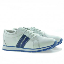 Pantofi sport adolescenti 311 alb+indigo
