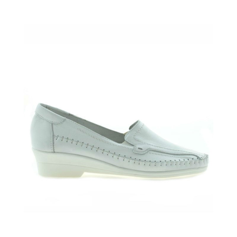 Pantofi casual dama 673 alb