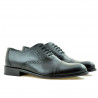 Pantofi eleganti barbati 801 negru florantic