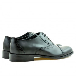 Pantofi eleganti barbati 801 negru florantic