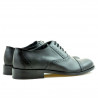 Pantofi eleganti barbati 801 negru florantic