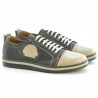 Pantofi casual / sport barbati 766 tuxon cafe+tuxon nisip