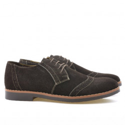 Pantofi casual / eleganti barbati 746 cafe velur 