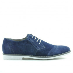 Pantofi casual / eleganti barbati 746 indigo velur 