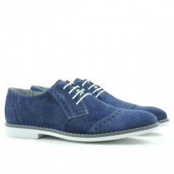 Pantofi casual / eleganti barbati 746 indigo velur 