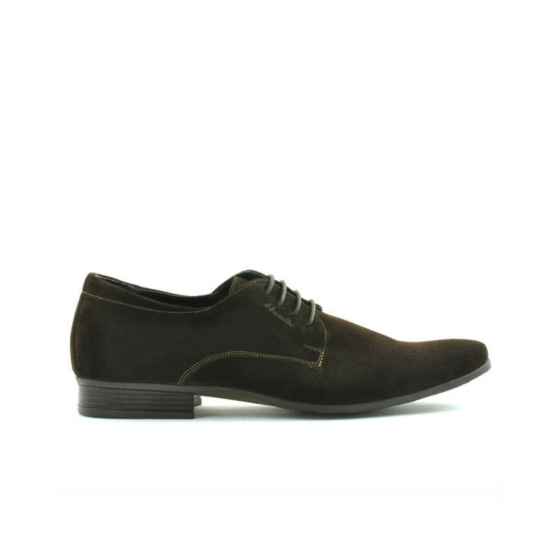 Pantofi eleganti barbati 786 cafe velur 