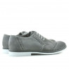 Pantofi casual / eleganti barbati 746 gri velur 
