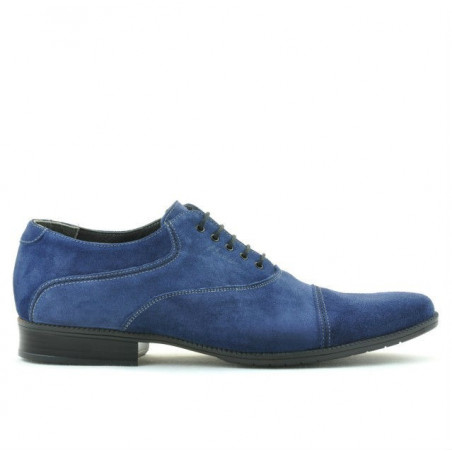 Pantofi casual / eleganti barbati 738 indigo velur 