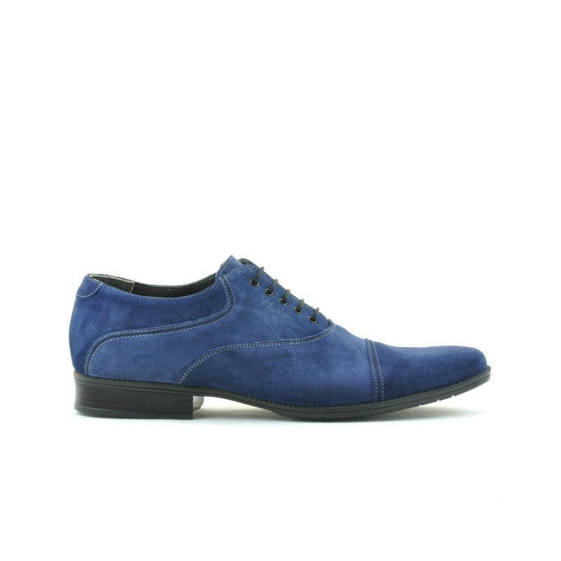 Pantofi casual / eleganti barbati 738 indigo velur 