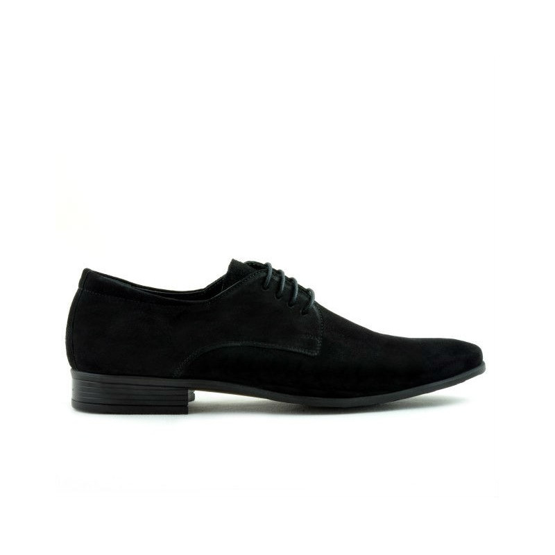 Pantofi eleganti barbati 786 negru velur