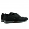 Pantofi eleganti barbati 786 negru velur