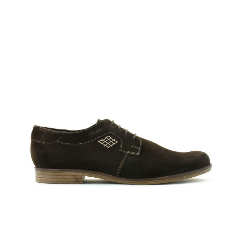 Pantofi casual / eleganti barbati (marimi mari) 730m cafe velur