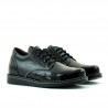 Pantofi copii 154 lac negru combinat