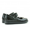Pantofi copii 153 lac negru combinat