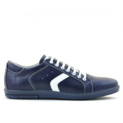 Pantofi sport barbati 809 indigo+alb