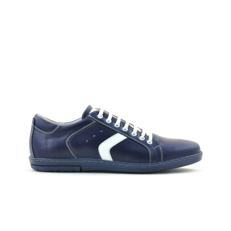 Pantofi sport barbati 809 indigo+alb