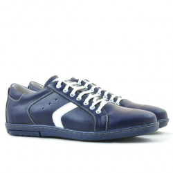 Pantofi sport barbati 809 indigo+alb