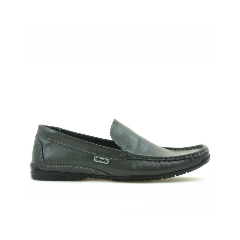 Mocasini barbati 813 gri