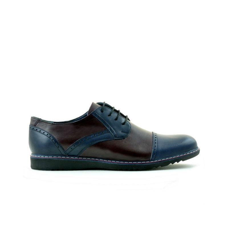 Pantofi casual barbati 811 indigo+bordo