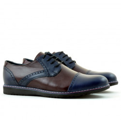 Pantofi casual barbati 811 indigo+bordo